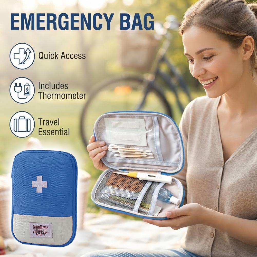 First Aid Bag Kit - Torba na leki podróżna, woreczek na