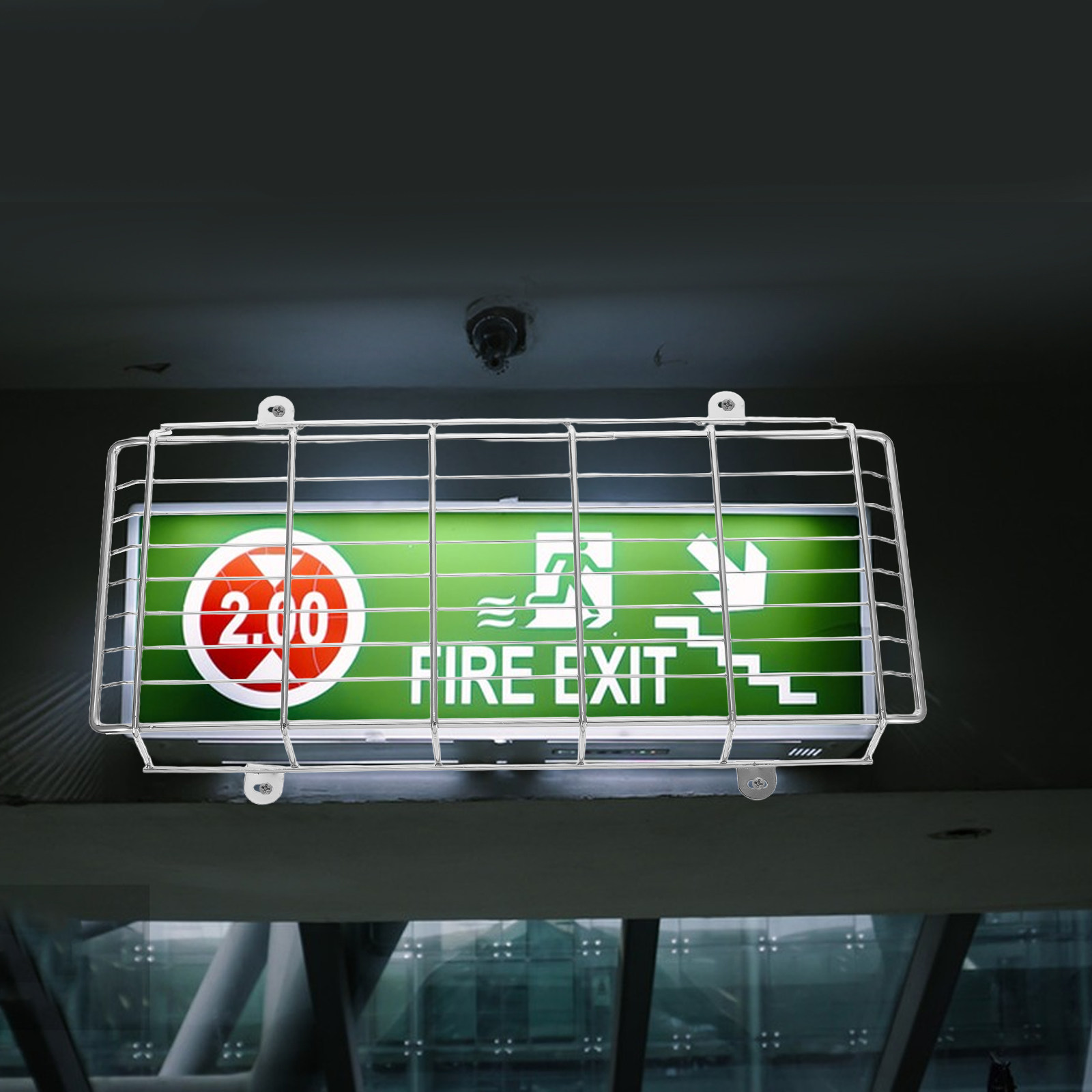 1 zestaw metalowych, wytrzymał – Emergency Exit Sign recenzja i cena