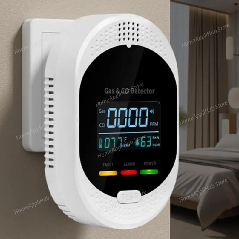 Detektor 4 w 1 z pomiarem temp – Co Detector Plug recenzja i cena