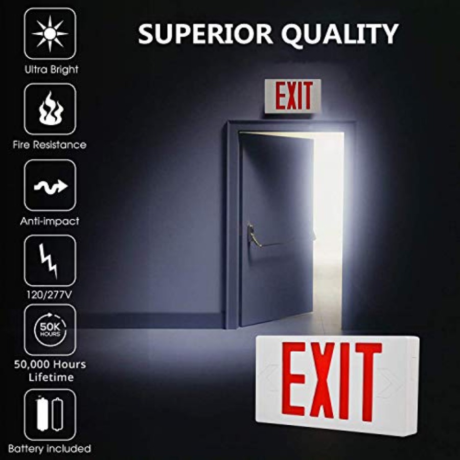 Ultra cienkie LED-owe znaki wy – Emergency Exit Sign recenzja i cena