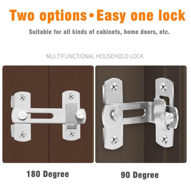 Zatrzaski do drzwi 90/180 stop – Security Chain Door recenzja i cena