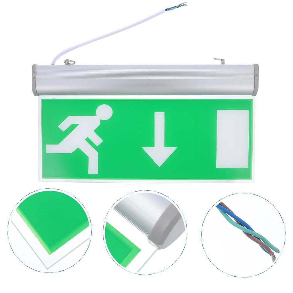 Komercyjna lampa awaryjna LED, – Emergency Exit Sign recenzja i cena