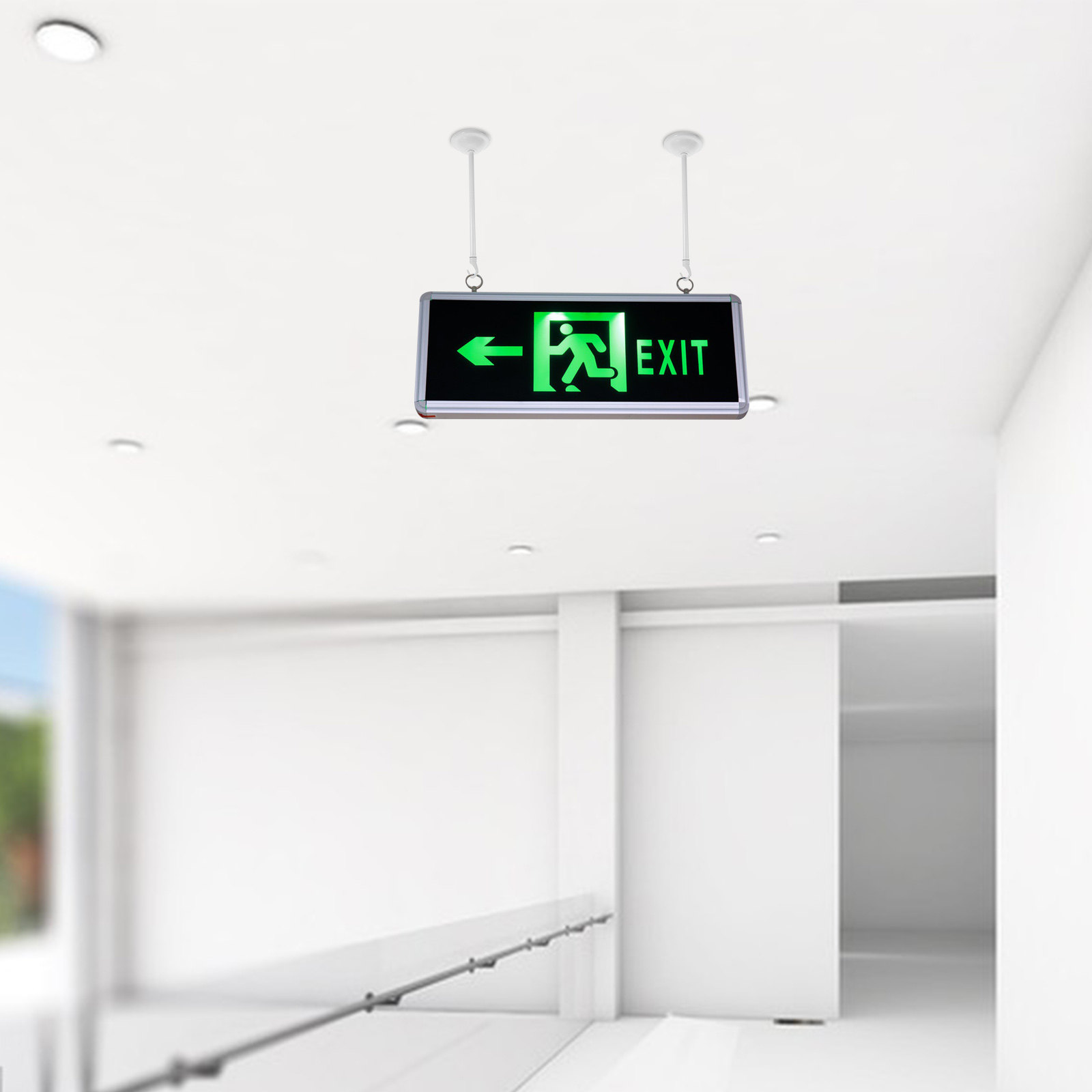 2 sztuki – pręty do zawieszeni – Emergency Exit Sign recenzja i cena