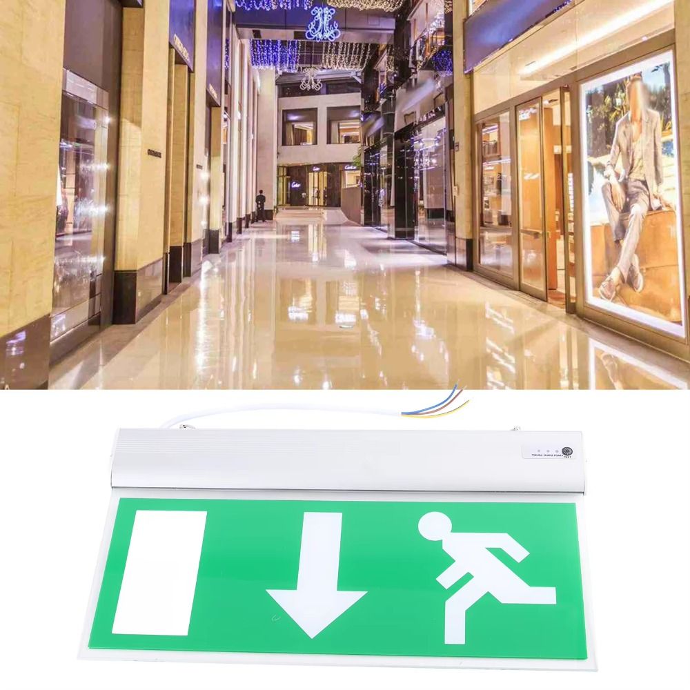 Komercyjna lampa LED ostrzegaw – Emergency Exit Sign recenzja i cena