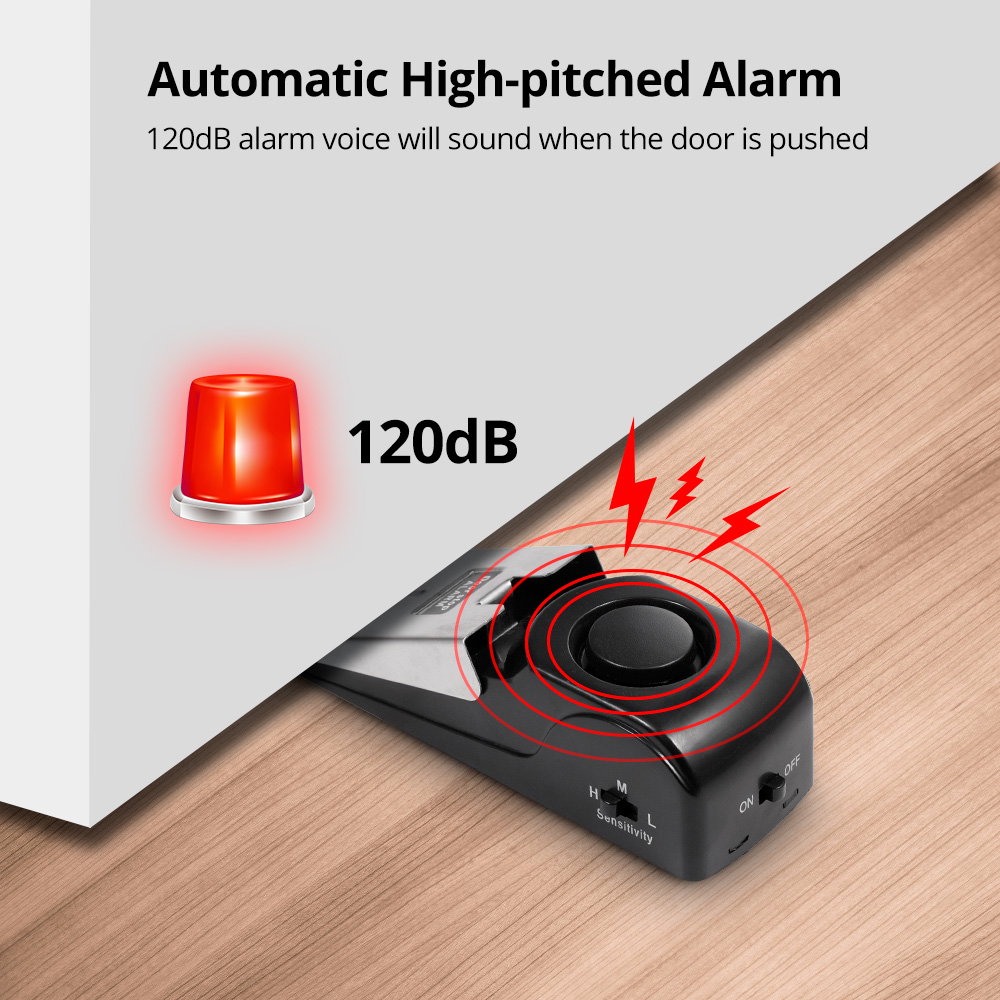 Alarm do drzwi z funkcją stope – Door Stop Alarm recenzja i cena